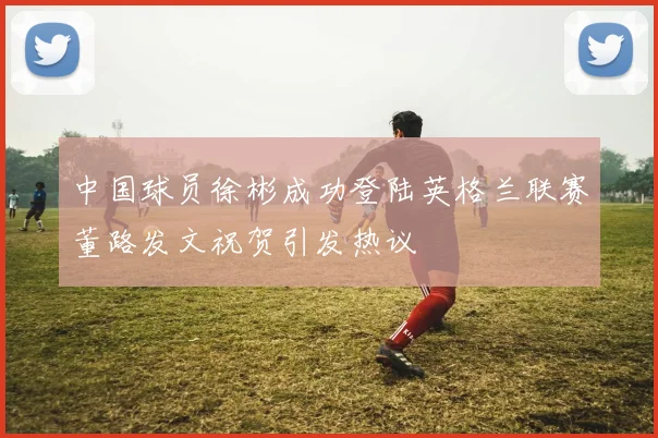 中国球员徐彬成功登陆英格兰联赛董路发文祝贺引发热议